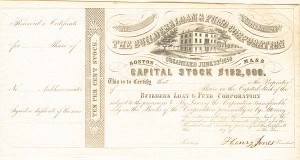 Builders Loan and Fund Corporation - Stock Certificate